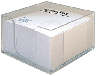 Кубче бяло с поставка